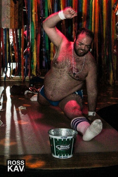 bostonbear888:  Stripping for charity. Bearz Bare It All.