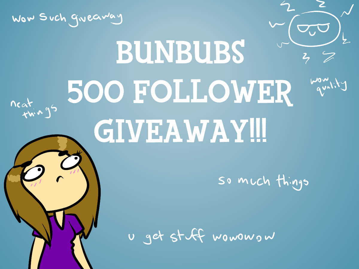 bunbubs:  Bunbubs 500 Follower Giveaway! SO heres the dilly— there’s only one