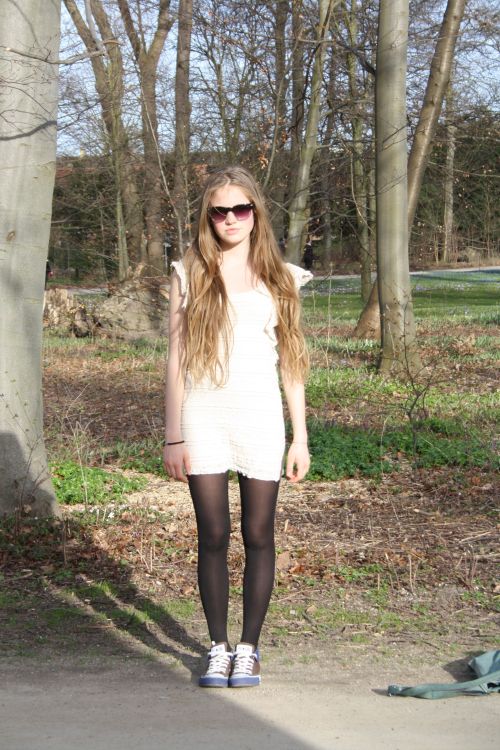 christinasshow: “I have two drawers filled with black opaque tights from various brands. The o