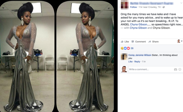 afrosandathames:   micdotcom:  Transgender woman Chyna Gibson shot and killed in