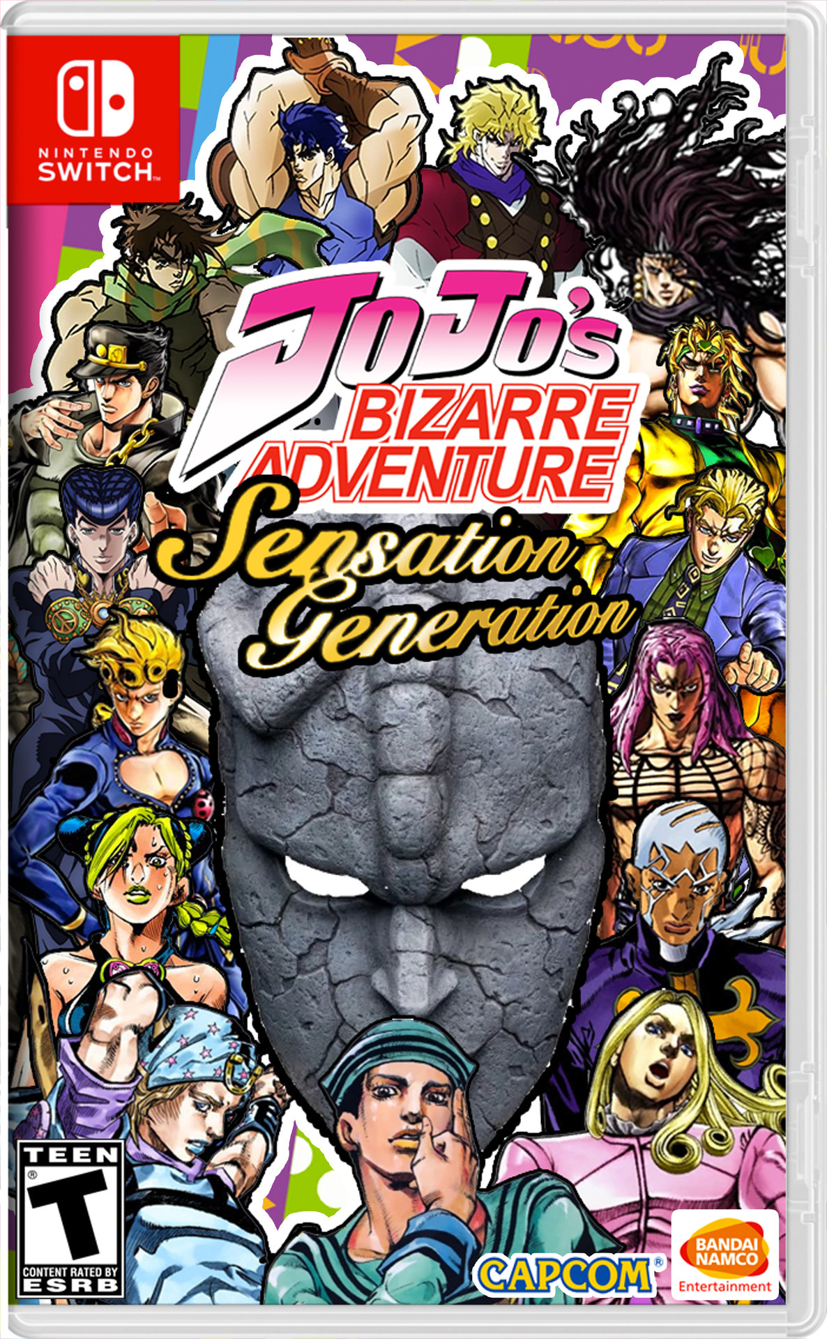 I’ve been on a huge Jojo kick recently, so I made a fake game cover for a Jojo