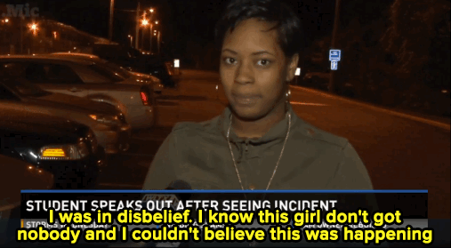 icecream-eaterrr:  stayingwoke:  babycakesbriauna:  micdotcom:  Kenny, 18, told WLTX the girl was using her cell phone in class and was asked to leave, when the girl refused, an administrator and officer were called. Kenny claims she spoke up during