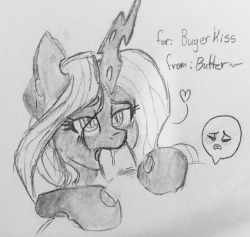 bu11er-nugsftw:I drew bug pone for bugerkiss