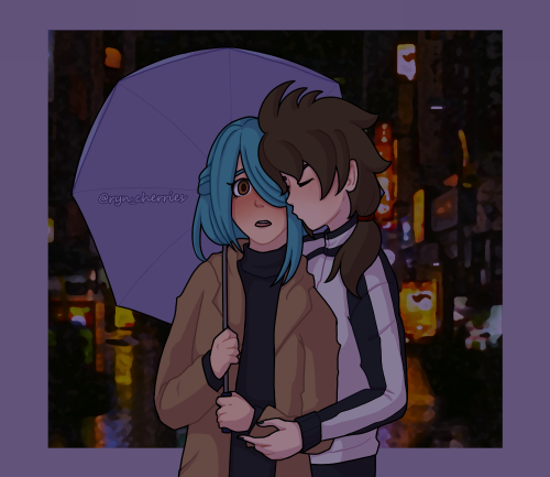 lightning-cherry:Fukaze week || Day #2 [Rain & First kiss]no cheesy caption for today(?) 