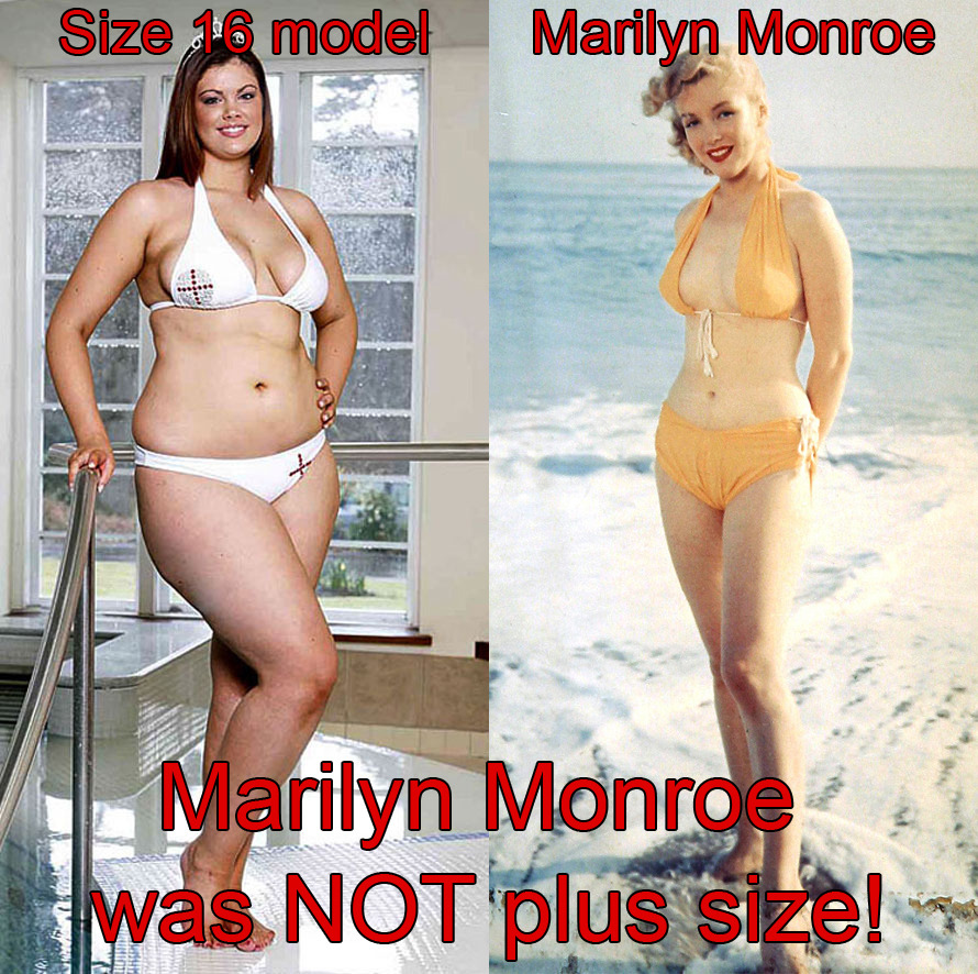 marilyn monroe plus size quotes