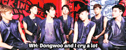 soowons:  When does Infinite cry? 