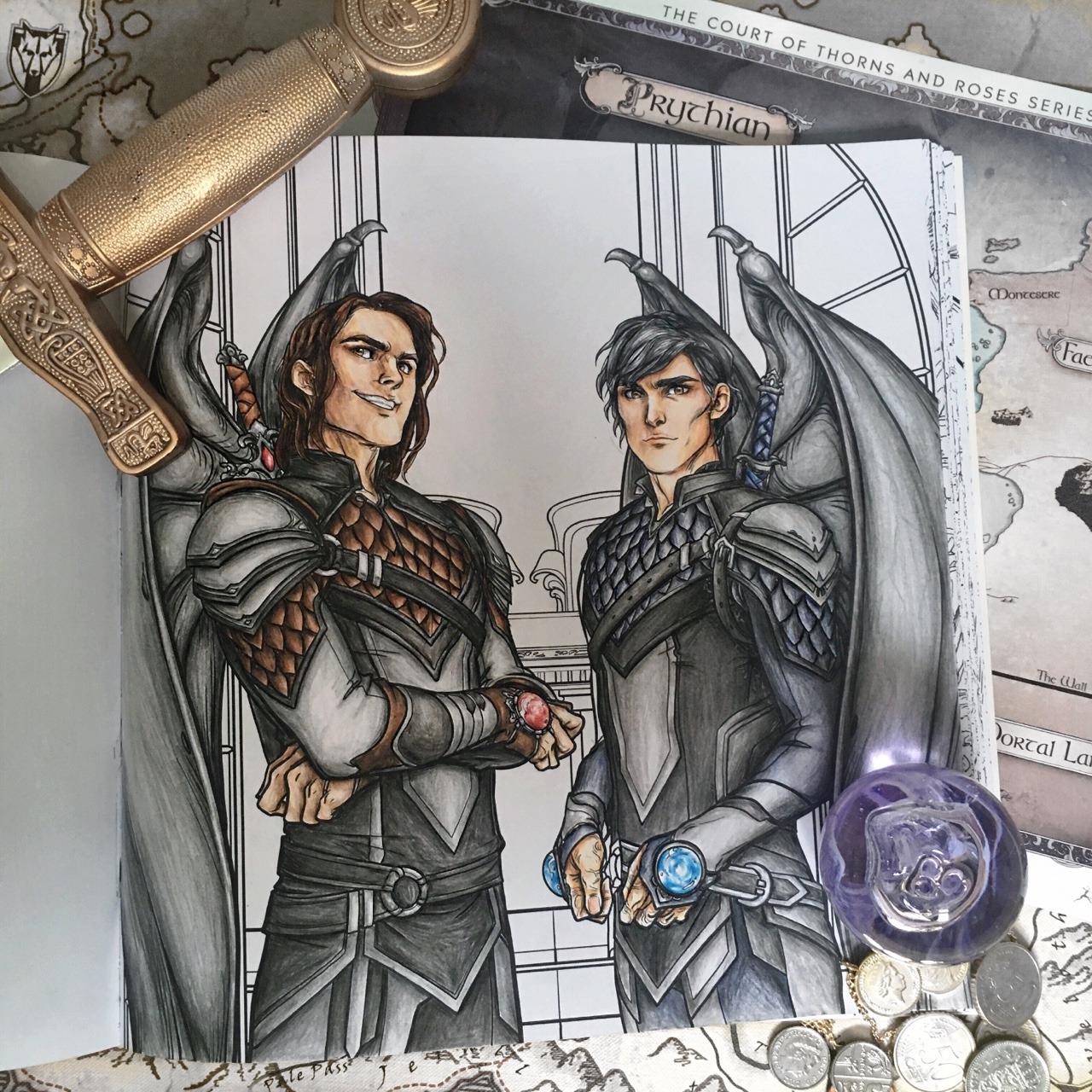 A gift. All of it. — midsummersnxght: My ACOTAR Colouring Book ➳
