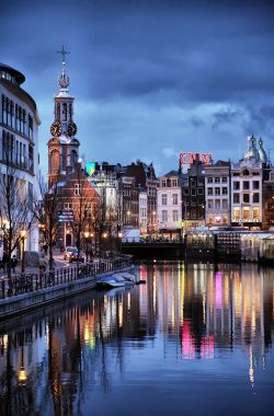 bluepueblo:  Canal Reflection, Amsterdam,