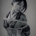 ryouko-kinksm:後手合掌胡座吊りRope Seattle Shibari Photo Lamar Graham Model @ryouko-kinksm 