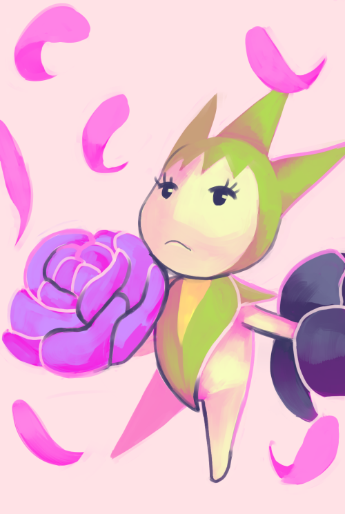 spluhdeeduh: 16. A Flower Pokemon ive always wanted a shiny roselia