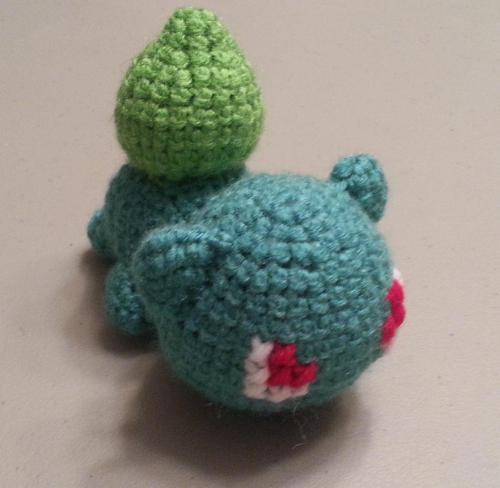 Crochet Bulbasaur!This is probably one of my favorite crochet creations, especially out of the Pokem