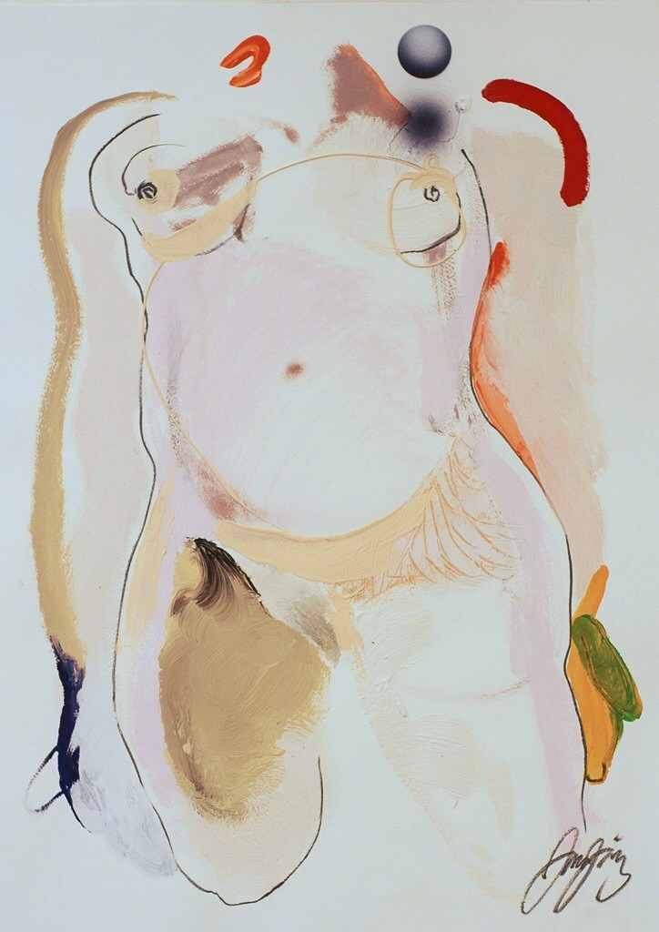 transistoradio:  Juan Sanchez-Juarez (b.1946), La Linda (The Pretty One) (2004),