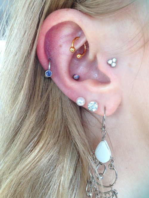 Conch piercing