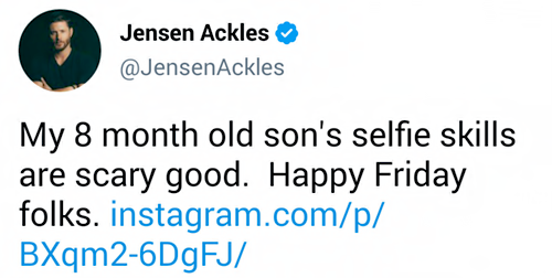 ravengirl94: super100012: justjensenanddean: @JensenAckles | jensenackles  OH MY GOD THIS IS TO