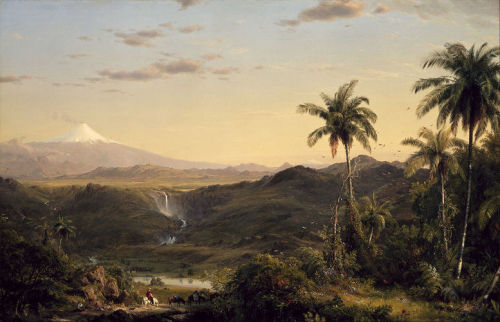 artist-church: Cotopaxi, 1855, Frederic Edwin Church