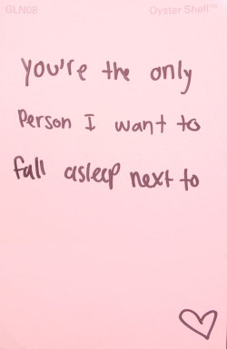 Falling for you.