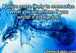 lifehackable:  More Daily Life Hacks Here  Seriously. Makes u wonder why all legal documentation must be in black ink&hellip;