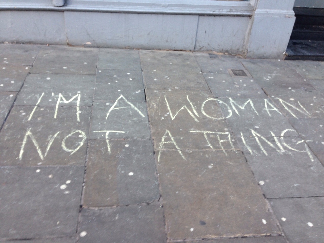 fearwillloose:  Today in town there was this incredible feminism peaceful protest