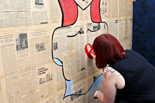 paste up