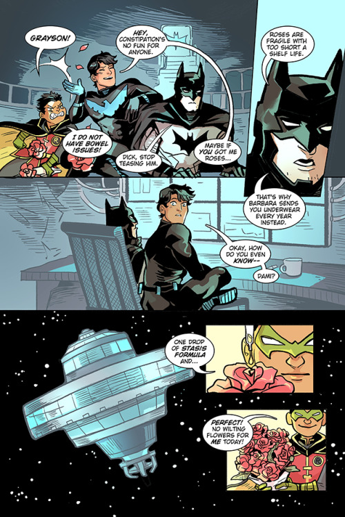 sonialiao:And then they ate so many cupcakes Damian got sick and Jon had to fly him home bahaha. I j