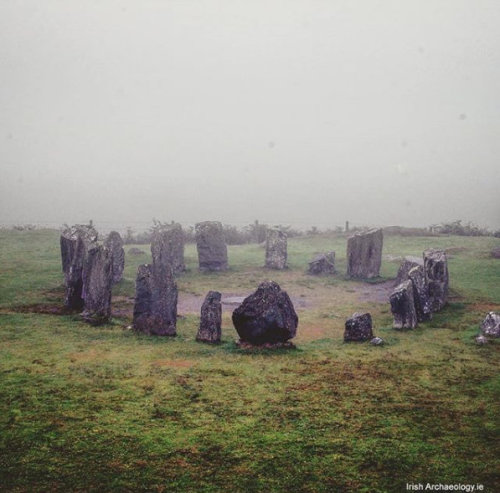 irisharchaeology: Mist rolls in at Drombeg stone circle in Co Cork, Ireland Source 