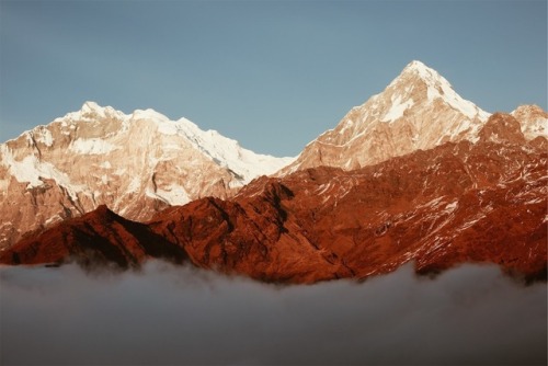Mountains.