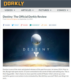 browningtons:  What a good destiny review 