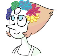 mordeshakess:  in a way it kind of looks like she’s wearing a flower crown in my icon 