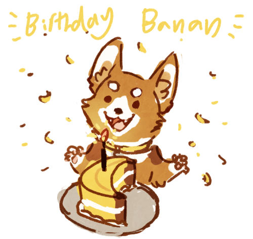 circusballoon: BELATED BIRTHDAY BANANZA FOR A BIRTHDAY BANANA @burbled I love you and I appreciate y