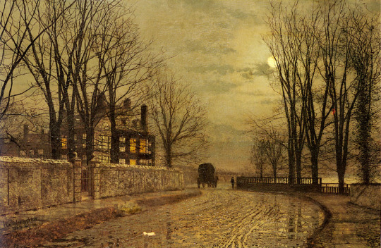 The Turn of the Road, John Atkinson Grimshaw
