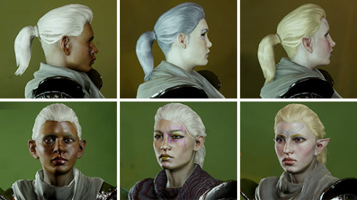 Undercut Ponytail for Females: Dwarf | Human | Elf | (Nexus)Changes the ponytail hairstyle (mesh pb)