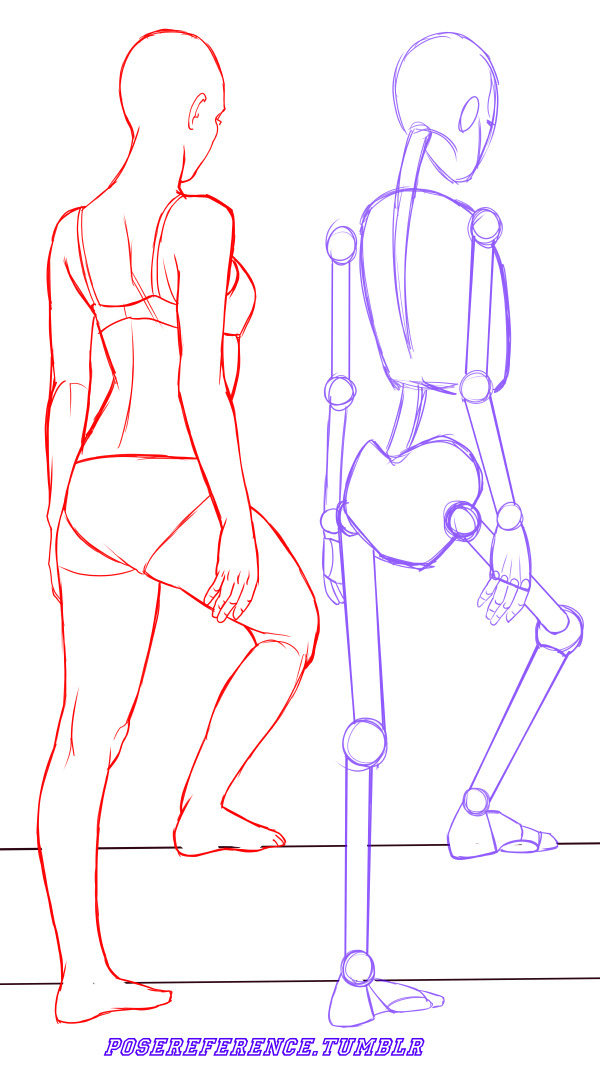 posereference:  Retro-update.These “retro” poses are from  earlier 2015. 