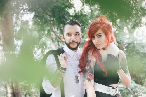 hellyesdianevulpine:  Classy mafia  Models: Diane Vulpine and Tommy AntoniniPh: Deborah Brugnera 