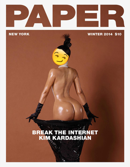 Kim Kardashian Cover - Paper Magazine h/t missambear