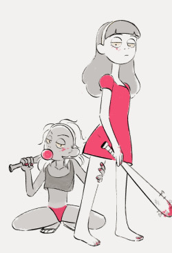 ok-oko:  i like the idea of morticia and miami being kinda like a girl gang duo