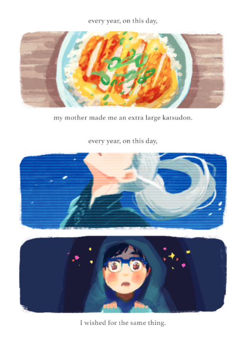 11/29a short comic for Yuuri’s birthday