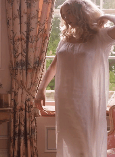 msgerrie: Who doesn’t love wearing a pretty, satiny nightgown?…