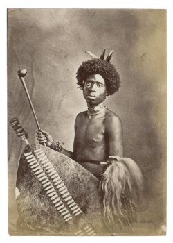 dynamicafrica:  Samuel Baylis Barnard, inscribed:Zulu