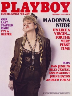 Madonna - nude in Playboy (Sept. 1985)