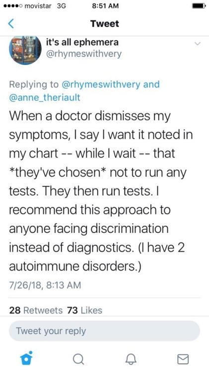 iesika:THIS IS BRILLIANT. I wish I could retroactively add the six different doctors who refused any