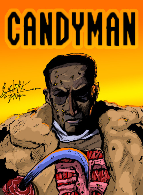 Starting off Halloween Month with this Candyman piece done in comic art style. 