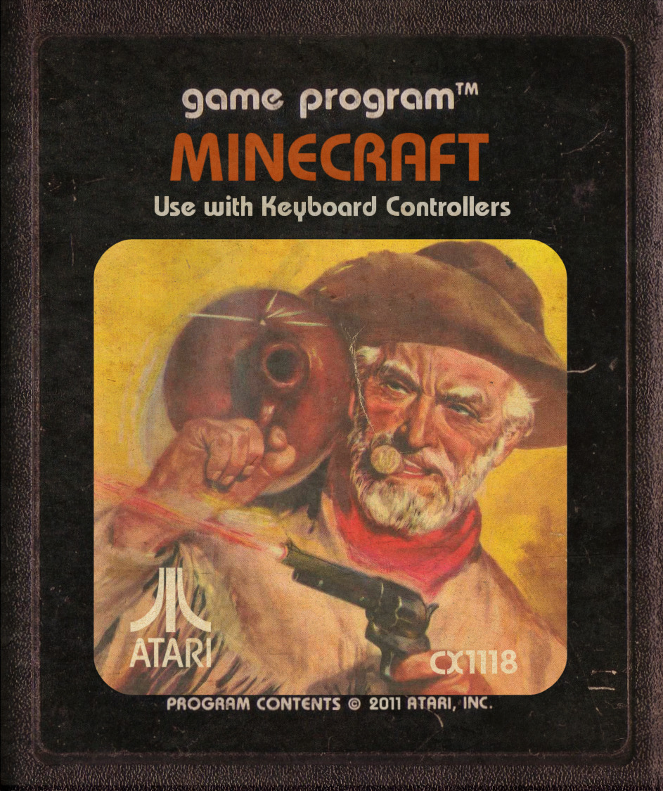 otlgaming:  MODERN GAMES AS ATARI CARTRIDGES (Part 2) Due to the overwhelming feedback