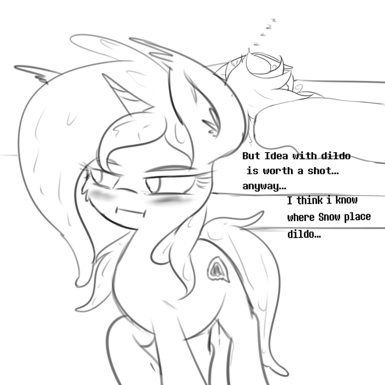 shinyprivatecorner:Some of Minty’s nights looks like this. herp derp.Dohoho~ &gt;//w//&gt;