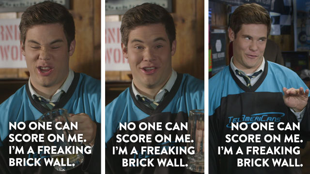 workaholics:Really?  Oh, you know what?  I might have another concussion.  Stacks