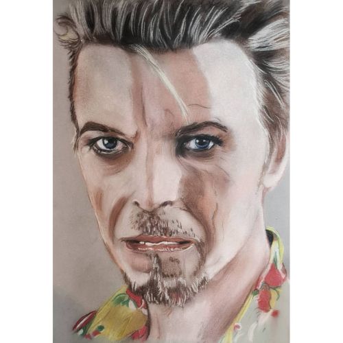 David Bowie#myart #art #pastelportraits #davidbowie #rockgodsandothericons #Heroes #theprettiestst