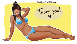 yukihyo:  I’m nearing 1300 watchers here on Tumblr and I couldn’t be more happier,so this is a gift to you guys! Thank you for supporting me, it means a great deal to me and I love you all so much!  Korra © Nickelodeon Art © Me  no, thank you~