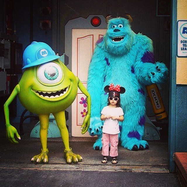 #TBT - I love this photo. Not because I’m a huge fan of #MonstersInc but because this was day 2 of our first trip to #DisneyWorld and while she loved it, there were moments she was like, “Am I supposed to just stand here and hang out with these very...
