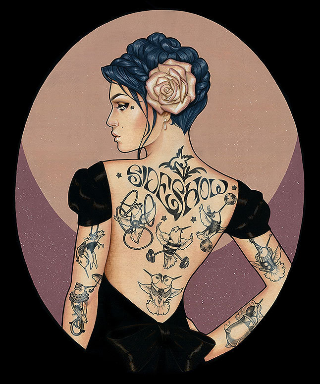 beautifulbizarremagazine:  My favourite new work by Glenn Arthur currently showing