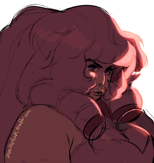 shacklefunk: quick rose doodle before i fall asleep