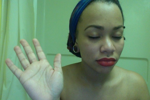 "I heard all lesbians have short nails..."